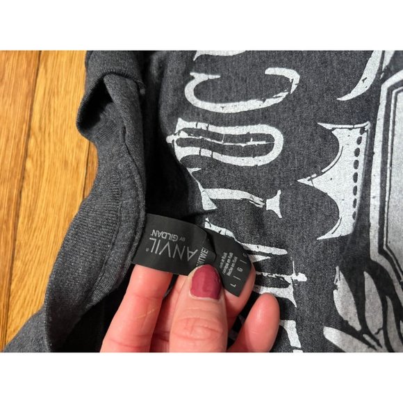 Kentucky Shirt Unisex Size Large Anvil By Gildan Brand Gray Short Sleeve Tee - Picture 3 of 3